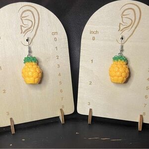 Kids Pineapple Charm Earrings